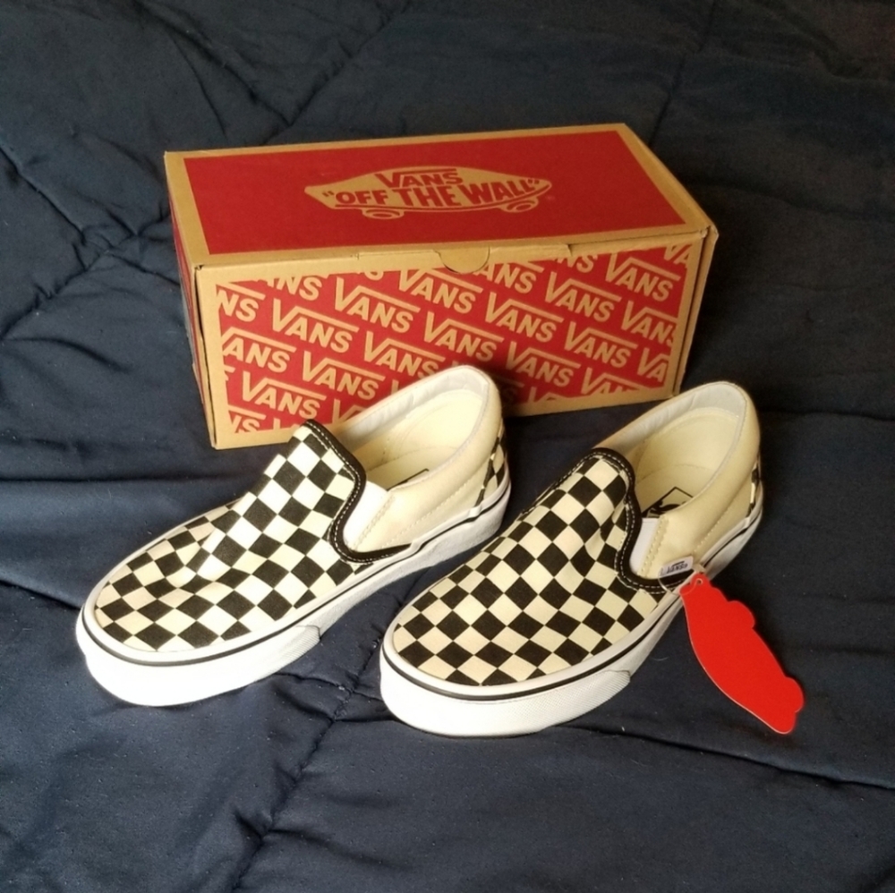Van's Slip On Checkerboard Shoe